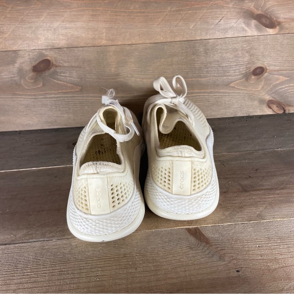 Crocs literide 360 pacer Womens size 9 shoes white athletic running sneakers - Picture 4 of 8